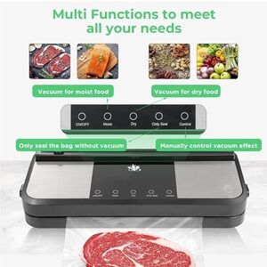 Black and Silver Vacuum Sealer